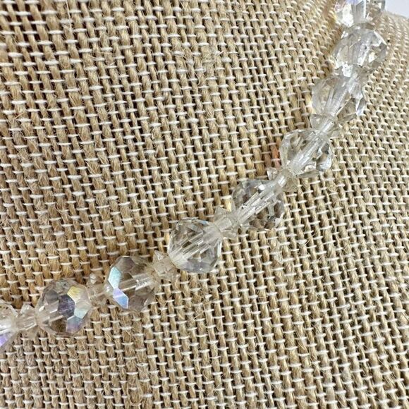 Aurora Borealis vintage choker necklace - Picture 4 of 11